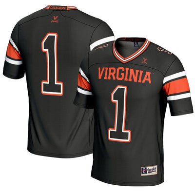 #1 Virginia Cavaliers GameDay Greats Endzone Football Jersey - Black
