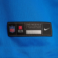 Detroit Lions Nike Blue Custom Game Jersey