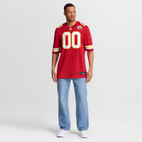Kansas City Chiefs Justin Fields Nike Red Game Jersey