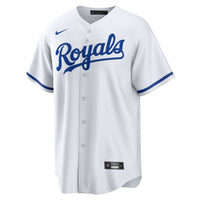 Kansas City Royals Nike White #1 Groom Home Replica Jersey