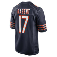 Chicago Bears Tyson Bagent Nike Navy Game Jersey