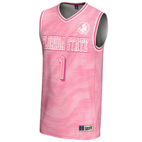 #1 Florida State Seminoles GameDay Greats Lightweight Basketball Fashion Jersey - Pink