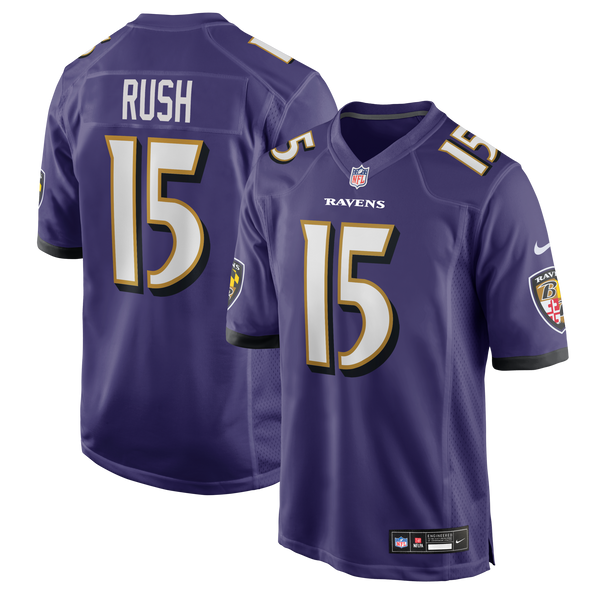 Baltimore Ravens Cooper Rush Nike Purple Team Game Jersey