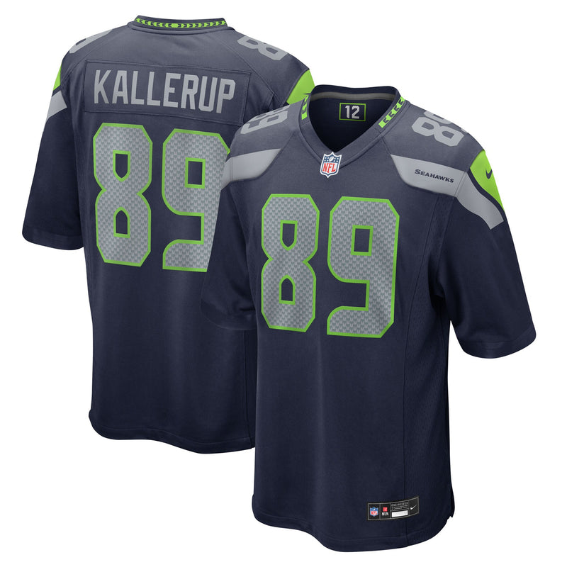 Seattle Seahawks Nick Kallerup Nike College Navy Team Game Jersey