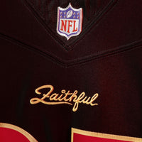 San Francisco 49ers Nick Bosa Nike Black 2025 Rivalries Collection Stitched Limited Jersey