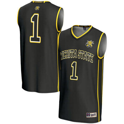 Wichita State Shockers GameDay Greats #1 Basketball Jersey - Black