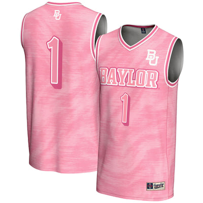 #1 Baylor Bears GameDay Greats Lightweight Basketball Fashion Jersey - Pink