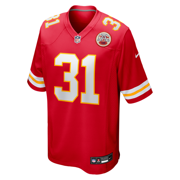 Kansas City Chiefs Priest Holmes Nike Red Game Retired Player Jersey