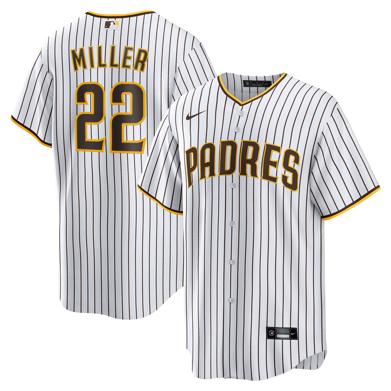 San Diego Padres Mason Miller Nike White Home Replica Jersey