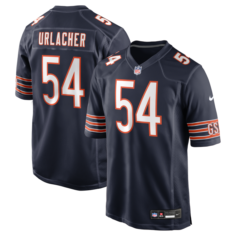 Chicago Bears Brian Urlacher Nike Navy Game Retired Player Jersey