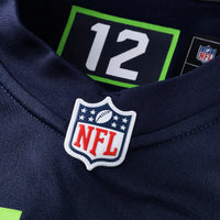 Seattle Seahawks Tyrel Dodson Nike College Navy Game Jersey
