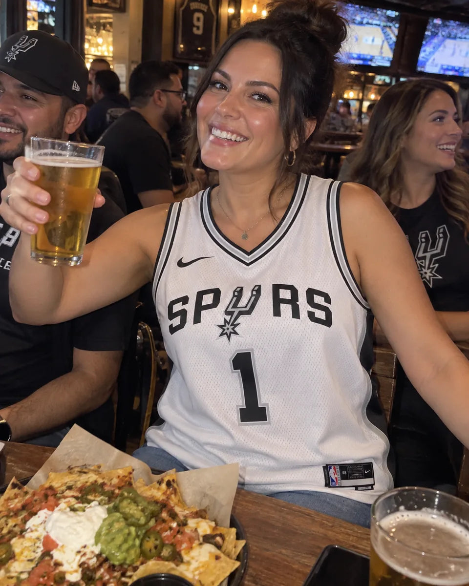 San Antonio Spurs Nike Association Edition Swingman Jersey - White - Victor Wembanyama